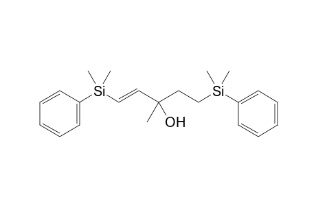 (E)-1,5-bis(dimethyl(phenyl)silyl)-3-methylpent-1-en-3-ol