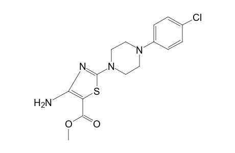 4-AMINO-2-[4-(p-CHLOROPHENYL)-1-PIPERAZINYL]-5-THIAZOLECARBOXYLIC ACID, METHYL ESTER
