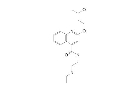 2-(3-Hydroxybutoxy)-n-(2-ethylaminoethyl)-4-quinolinecarboxamide