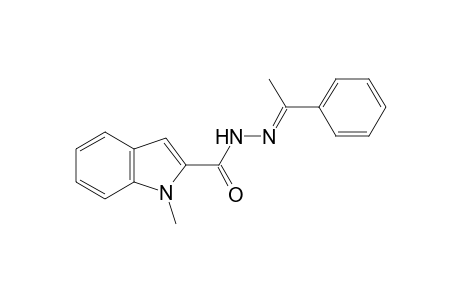 1-methylindole-2-carboxylic acid, (alpha-methylbenzylidene)hydrazide