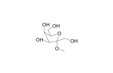 METHYL-BETA-D-SORBOSE,(FURANOSID)