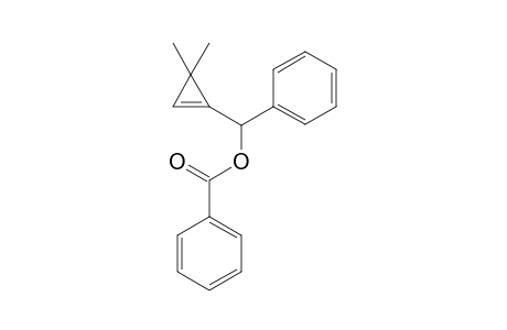 (3,3-Dimethylcycloprop-1-en-1-yl)phenylmethyl benzoate