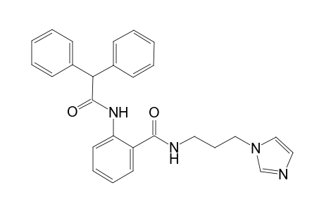 benzeneacetamide, N-[2-[[[3-(1H-imidazol-1-yl)propyl]amino]carbonyl]phenyl]-alpha-phenyl-