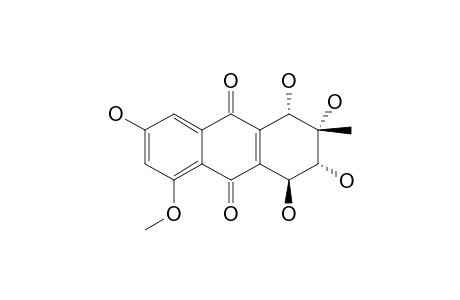 ALTERSOLANOL-F;5-METHOXY-2-METHYL-1-ALPHA,2-ALPHA,3-ALPHA,4-BETA,7-PENTAHYDROXY-1,2,3,4-TETRAHYDRO-ANTHRAQUINONE