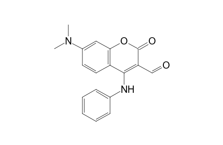 4-Anilino-7-(dimethylamino)-3-coumarincarbaldehyde