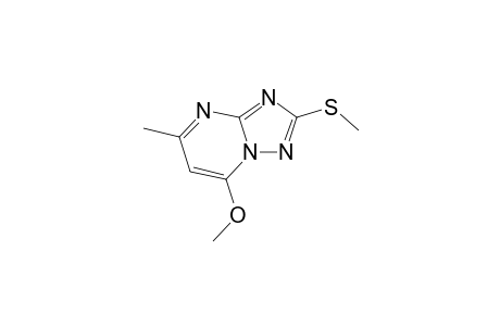 [1,2,4]triazolo[1,5-a]pyrimidine, 7-methoxy-5-methyl-2-(methylthio)-