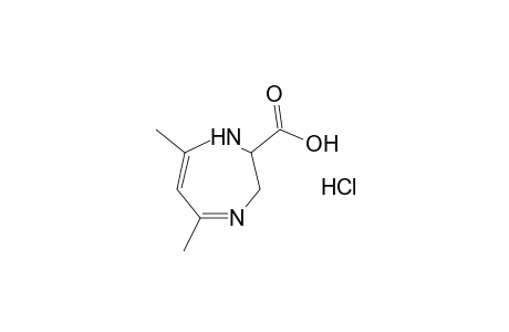 2,3-dihydro-5,7-dimethyl-1H-1,4-dxazepine-2-carboxylic acid, monohydrochloride