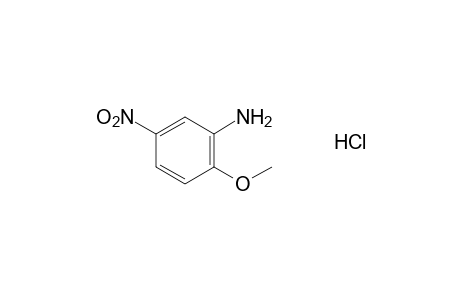 5-nitro-o-anisidine, hydrochloride