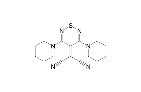 2-(3,5-dipiperidino-1,2,6-thiadiazin-4-ylidene)malononitrile