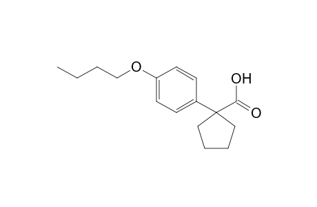 1-(4-Butoxyphenyl)cyclopentanecarboxylic acid