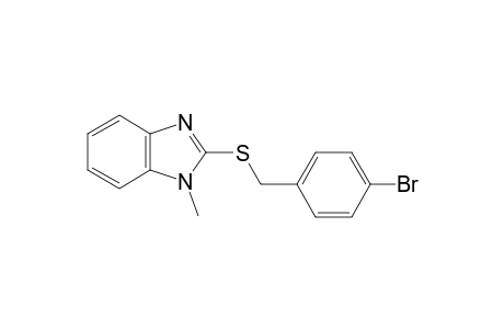 2-(4-Bromo-benzylsulfanyl)-1-methyl-1H-benzoimidazole