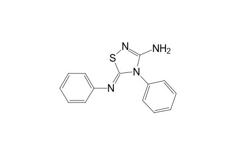 1,2,4-Thiadiazol-3-amine, 4,5-dihydro-4-phenyl-5-(phenylimino)-