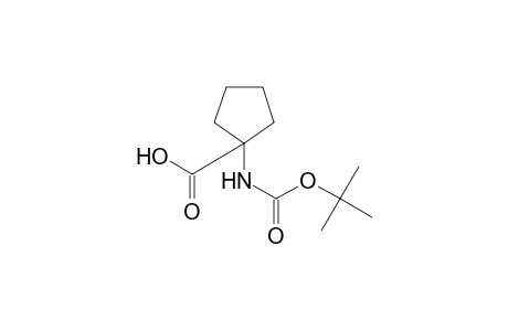 1-(tert-Butoxycarbonylamino)cyclopentanecarboxylic acid