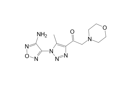 Ethanone, 1-[1-(4-amino-1,2,5-oxadiazol-3-yl)-5-methyl-1H-1,2,3-triazol-4-yl]-2-morpholino-