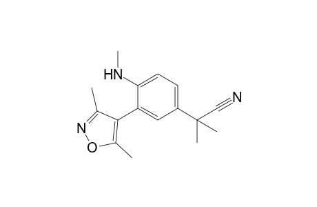 [3-(3,5-dimethylisoxazol-4-yl)-4-methylaminophenyl]-2-methylpropionitrile