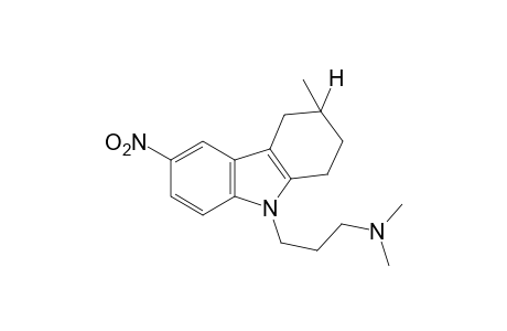 9-[3-(dimethylamino)propyl]-3-methyl-6-nitro-1,2,3,4-tetrahydrocarbazole