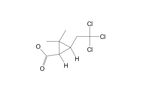 2,2-Dimethyl-cis-3-(2,2,2-trichloro-ethyl)-cyclopropanecarboxylic acid
