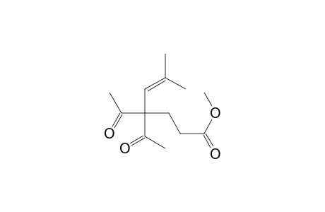 5-Heptenoic acid, 4,4-diacetyl-6-methyl-, methyl ester