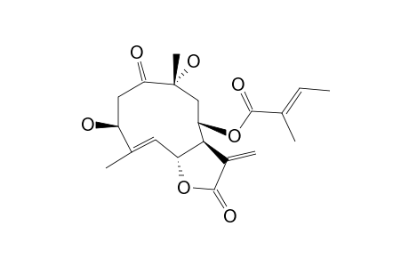 3-BETA,10-ALPHA-DIHYDROXY-1-OXO-8-BETA-TIGLOYLOXY-GERMACRA-4,11(13)-DIEN-6-ALPHA,12-OLIDE