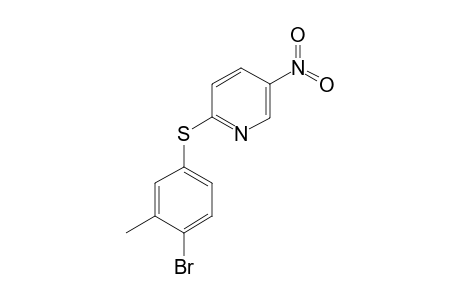 2-[(4-bromo-m-tolyl)thio]-5-nitropyridine