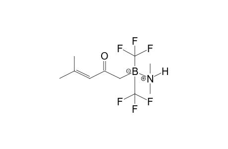 Boron, (N-methylmethanamine)(4-methyl-2-oxo-3-pentenyl)bis(trifluoromethyl)-, (t-4)-