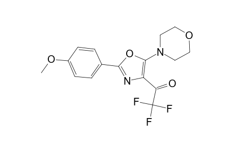 2,2,2-Trifluoro-1-[2-(4-methoxyphenyl)-5-(4-morpholinyl)-1,3-oxazol-4-yl]ethanone