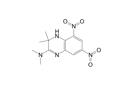 2-Quinoxalinamine, 3,4-dihydro-N,N,3,3-tetramethyl-5,7-dinitro-