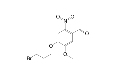 4-(3-bromopropoxy)-5-methoxy-2-nitrobenzaldehyde