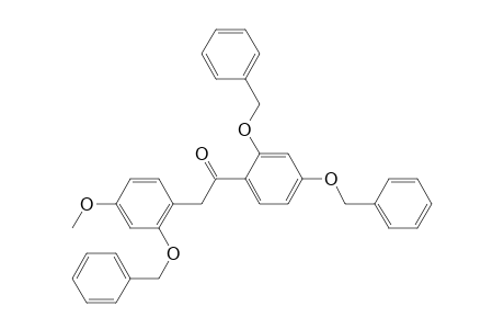 Ethanone, 1-[2,4-bis(phenylmethoxy)phenyl]-2-[4-methoxy-2-(phenylmethoxy)phenyl]-