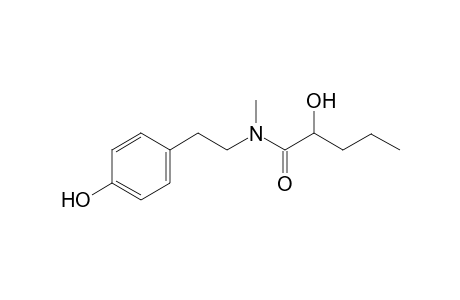 N-[2-(4-Hydroxyphenyl)ethyl]-2-hydroxy-methylpentanamide
