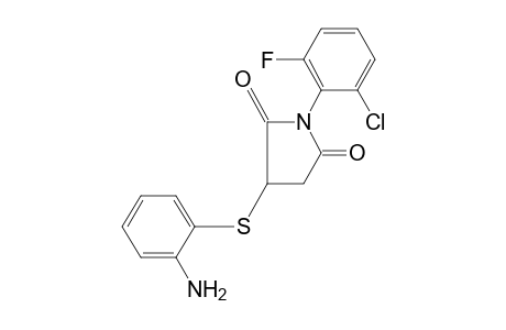 2-[(o-Aminophenyl)thio]-N-(2-chloro-6-fluorophenyl)succinimide