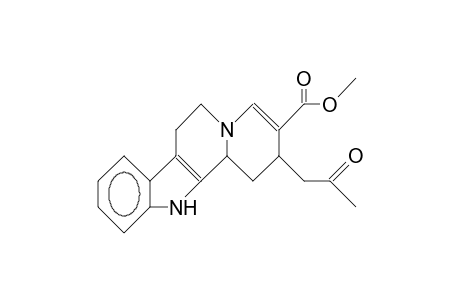 5-Epi-7-acetonyl-8-carbomethoxy-tetrahydro-indolo(2,3-A)quinolizine