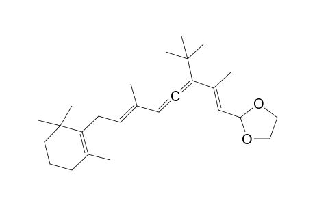 (2-[(1E,6E)-3-terty-Butyl-2,6-dimethyl-8-(2,6,6-trimethylcyclohex-1-en-1-yl)octa-1,3,4,6-tetraen-1yl]-[1,3]dioxolane
