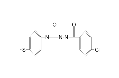 1-(p-chlorobenzoyl)-4-[p-(methylthio)phenyl]semicarbazide