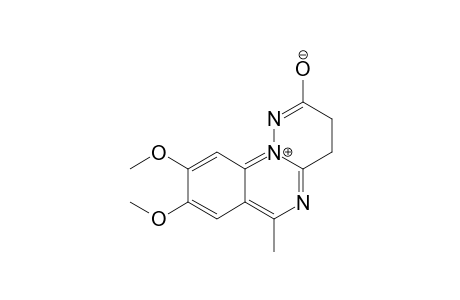 8,9-Dimethoxy-6-methyl-3,4-dihydropyridazino[1,6-a]quinazolin-11-ium - 2-olate