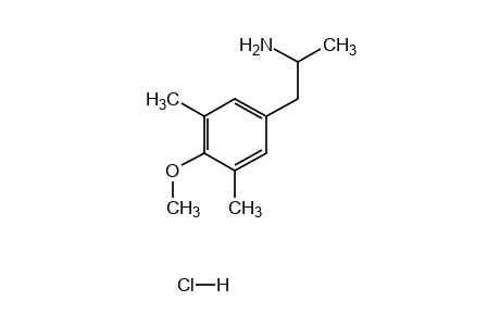 4-methoxy-alpha,3,5-trimethylphenethylamine, hydrochloride