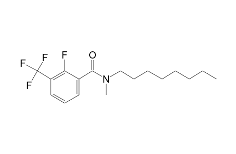 Benzamide, 2-fluoro-3-trifluoromethyl-N-methyl-N-octyl-