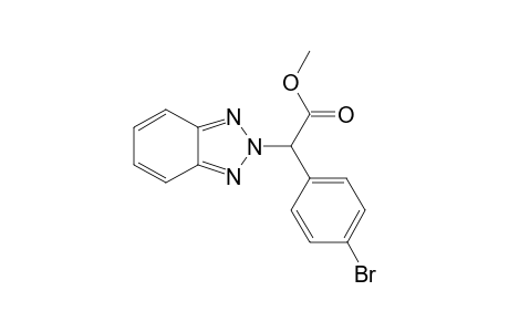 methyl 2-(2H-benzo[d][1,2,3]triazol-2-yl)-2-(4-bromophenyl)acetate