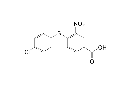 4-[(p-Chlorophenyl)thio]-3-nitrobenzoic acid