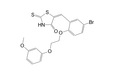 4-thiazolidinone, 5-[[5-bromo-2-[2-(3-methoxyphenoxy)ethoxy]phenyl]methylene]-2-thioxo-, (5E)-