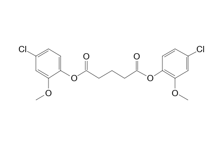 Glutaric acid, di(4-chloro-2-methoxyphenyl) ester