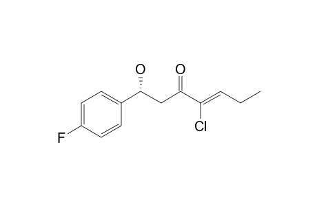 (1R,4Z)-4-Chloro-1-hydroxy-1-(4-fluorophenyl)hept-4-en-3-one