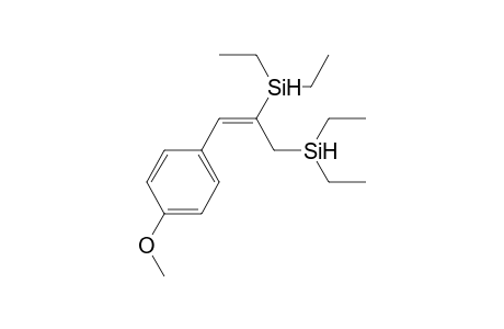 (E)-(3-(4-Methoxyphenyl)prop-2-ene-1,2-diyl)bis(diethylsilane)