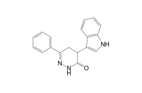 2H-Pyridazin-3-one, 4-(1H-indol-3-yl)-6-phenyl-4,5-dihydro-