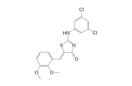 (2E,5Z)-2-[(3,5-dichlorophenyl)imino]-5-(2,3-dimethoxybenzylidene)-1,3-thiazolidin-4-one