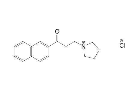 3-(1-pyrrolidinyl)-2'-propionaphthone, hydrochloride