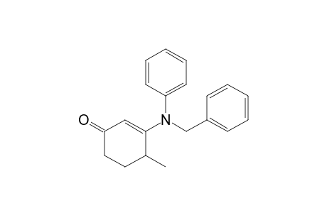 3-(N-BENZYLANILINO)-4-METHYLCYCLOHEX-2-ENONE