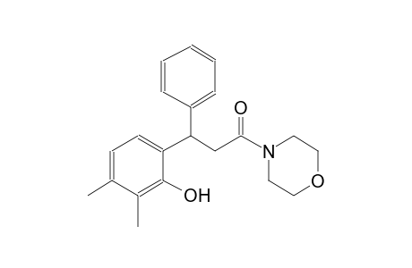 2,3-Dimethyl-6-[3-(4-morpholinyl)-3-oxo-1-phenylpropyl]phenol