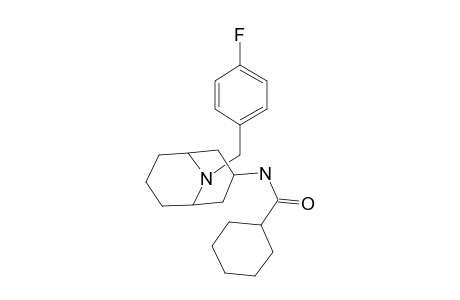 Cyclohexanecarboxylic acid, [9-(4-fluorobenzyl)-9-azabicyclo[3.3.1]non-3-yl]amide