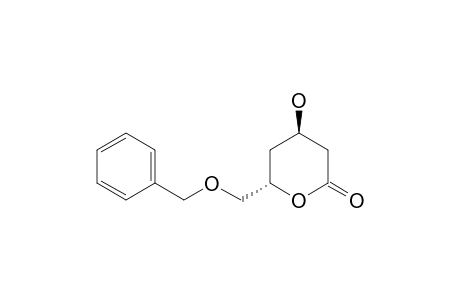 (4R,6S)-4-hydroxy-6-(phenylmethoxymethyl)-2-oxanone